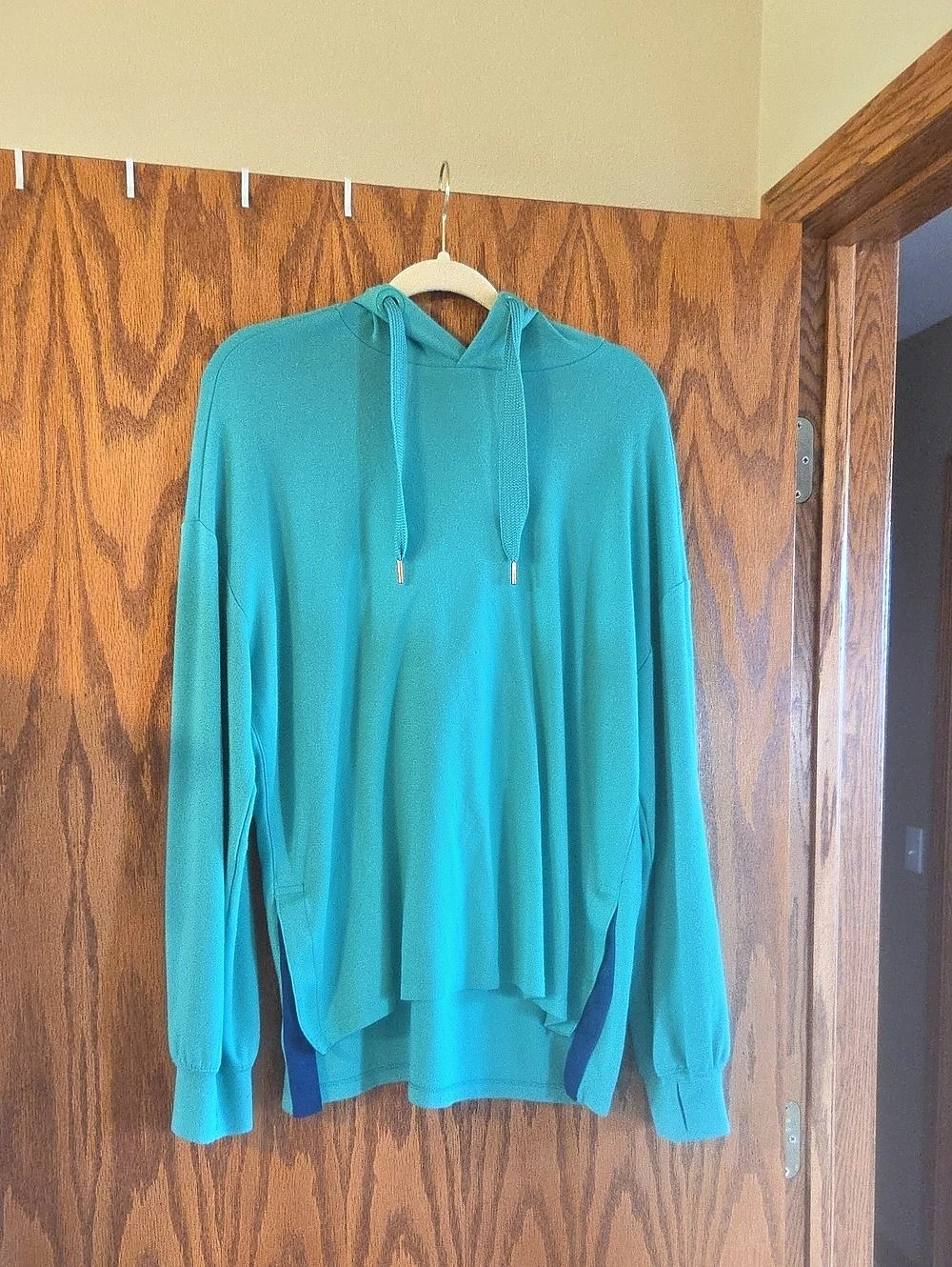 Avia Women's Cowl Neck Hoodie Blue Size Large Like New